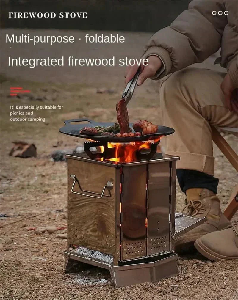 AdventureCook Compact Portable Camping Stove with Carry Bag