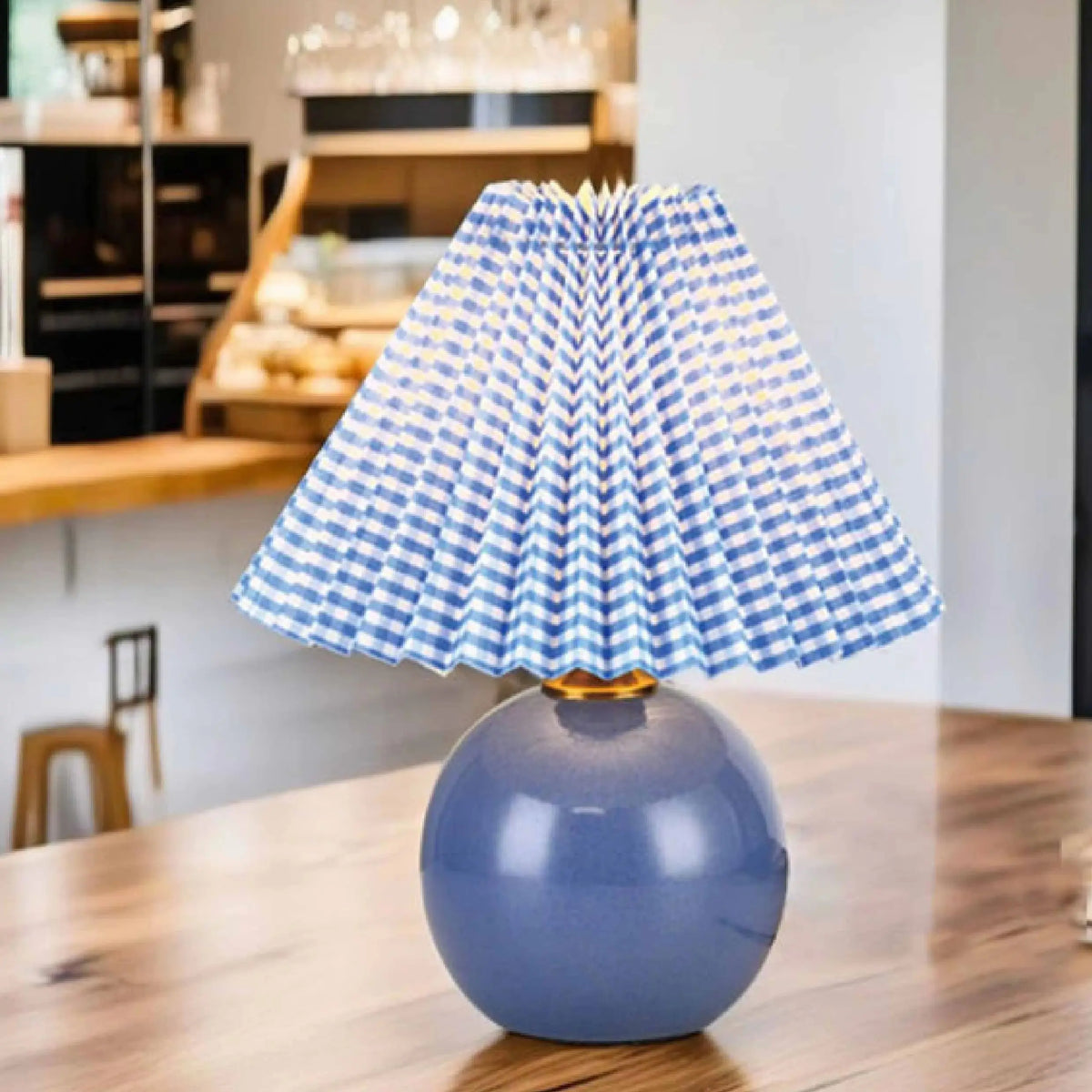 Nordic Pleated Table Lamp LED USB Foldable Bedside Desk Light Art Home Decor