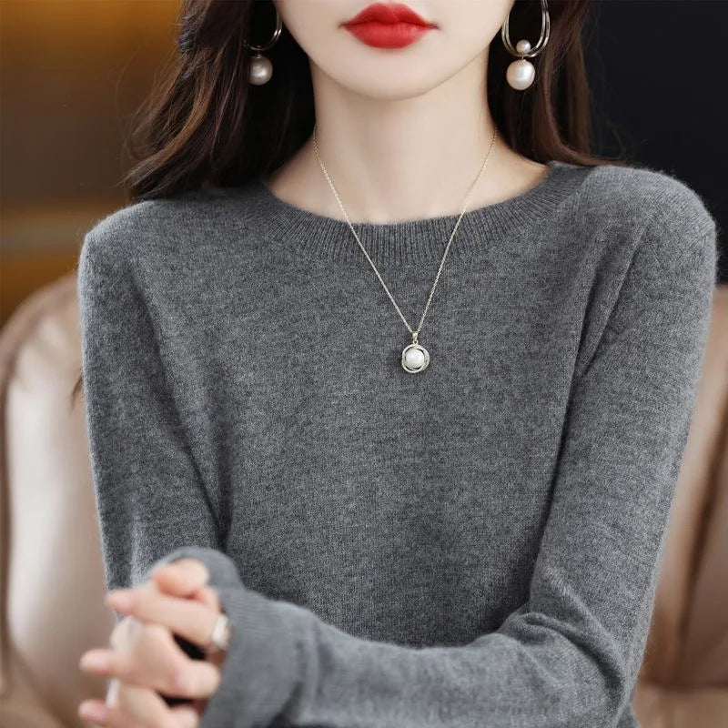 LuxeCashmere Women's Pure Merino Wool Sweater Collection