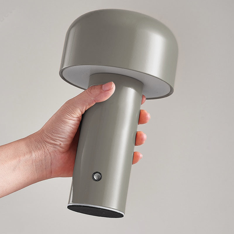 LunaGlow Wireless Mushroom-Shaped Ambient Table Lamp