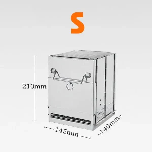 EcoChef Portable Steel Stove for Outdoor Cooking Adventures