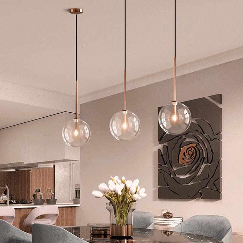 Nordic Glow Glass Pendant Light for Modern Living