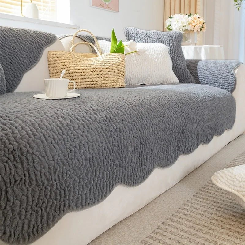 Snug Haven Plush Fleece Sofa Blanket for Ultimate Winter Comfort