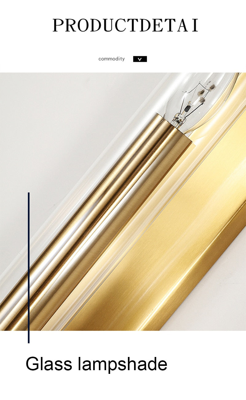 Aurora Luxe Dual-Glow LED Wall Sconce in Gold Finish