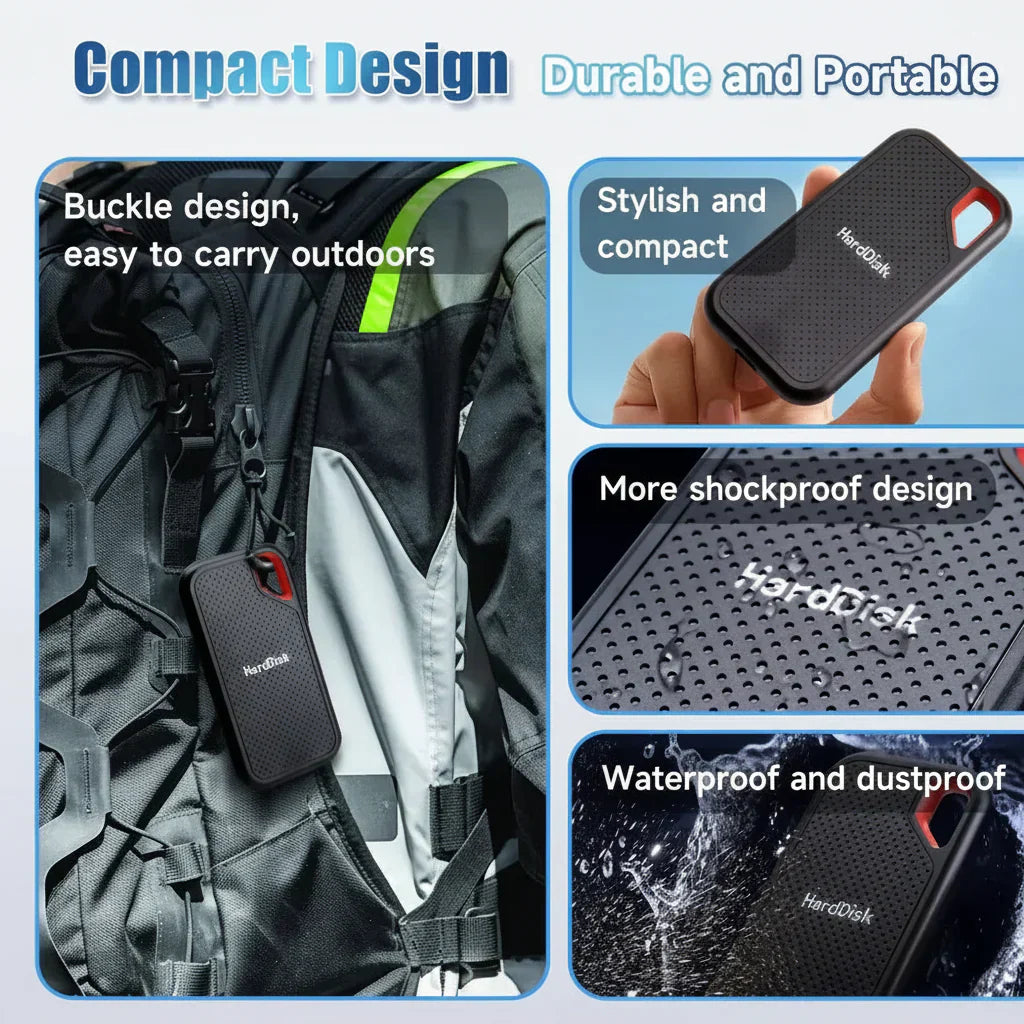 Compact USB-C External SSD for Fast and Reliable Storage