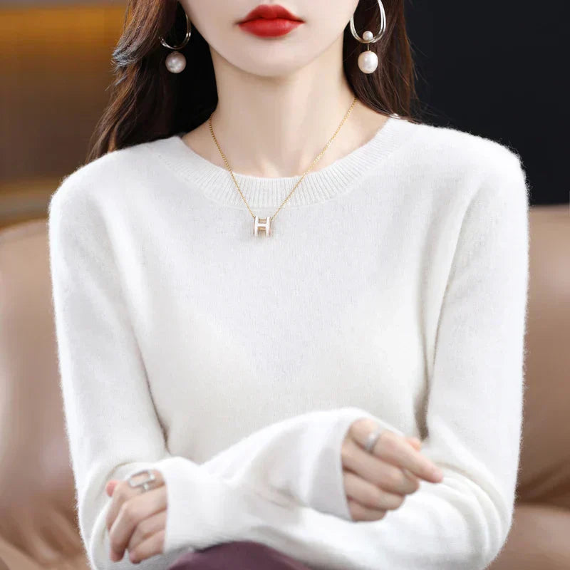 LuxeCashmere Women's Pure Merino Wool Sweater Collection