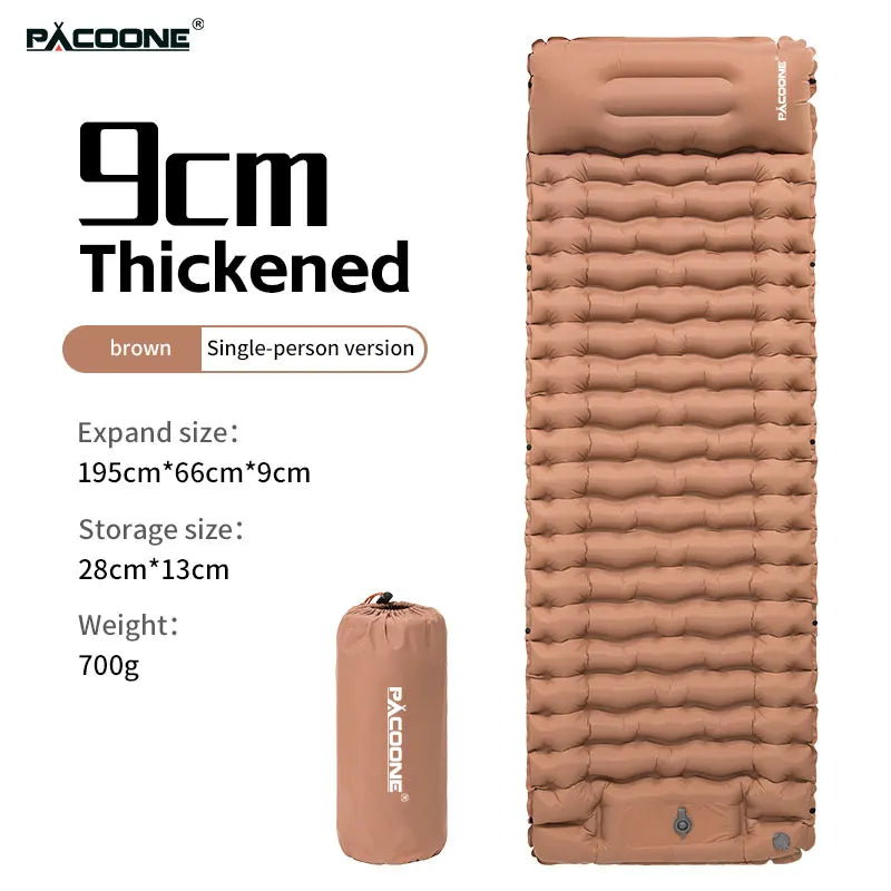 EverRest Ultralight Inflatable Travel Mattress with Integrated Pump