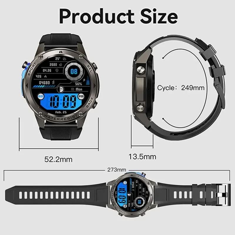 TrailBlazer Pro Adventure Smartwatch with GPS and Health Tracking