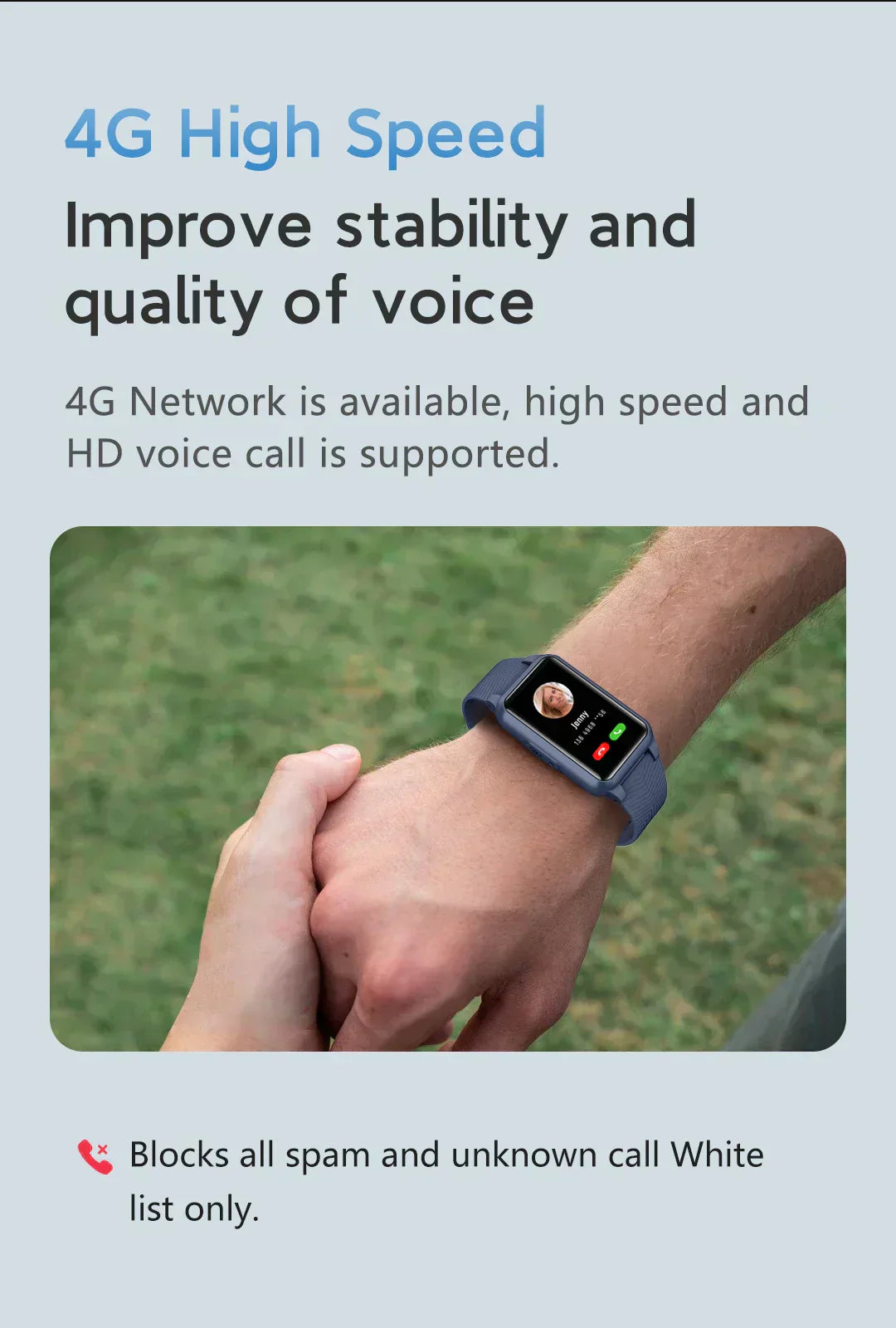 GPS Smartwatch for Seniors with Fall Detection Feature