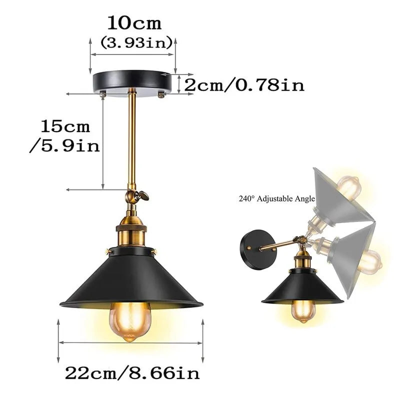 Taavita Wall Lamp Indoor Rustic – Timeless Elegance for Every Room