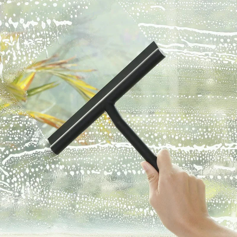 Glass Cleaner Squeegee with Holder – Streak-Free Finish for Showers