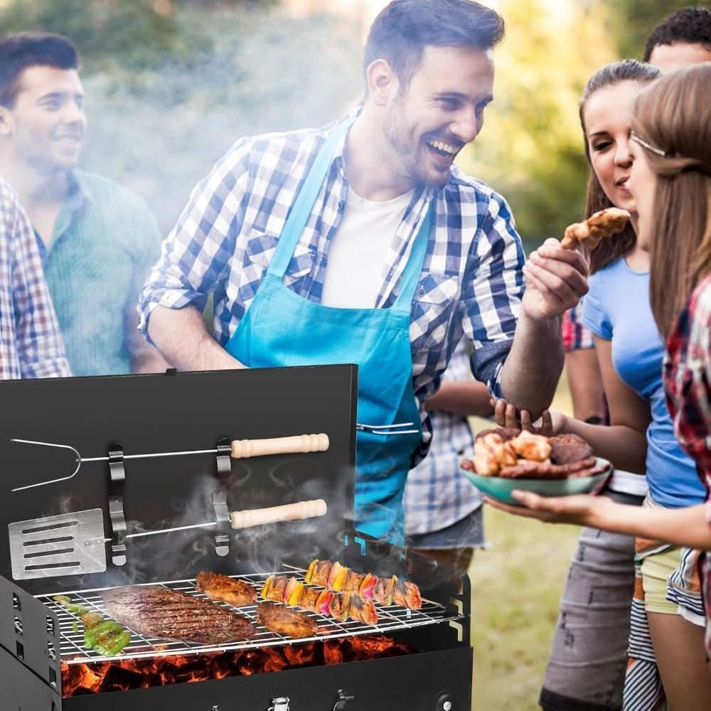EcoGrill Portable Steel Barbecue for Outdoor Adventures
