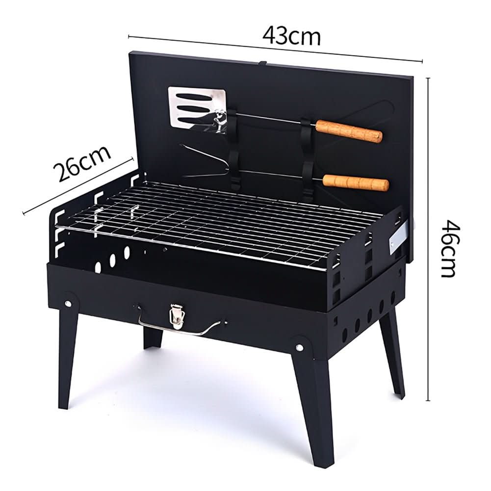 EcoGrill Portable Steel Barbecue for Outdoor Adventures