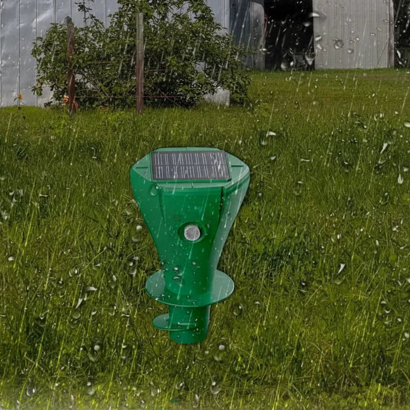 EcoShield Solar Pest Repeller with Vibrational Technology