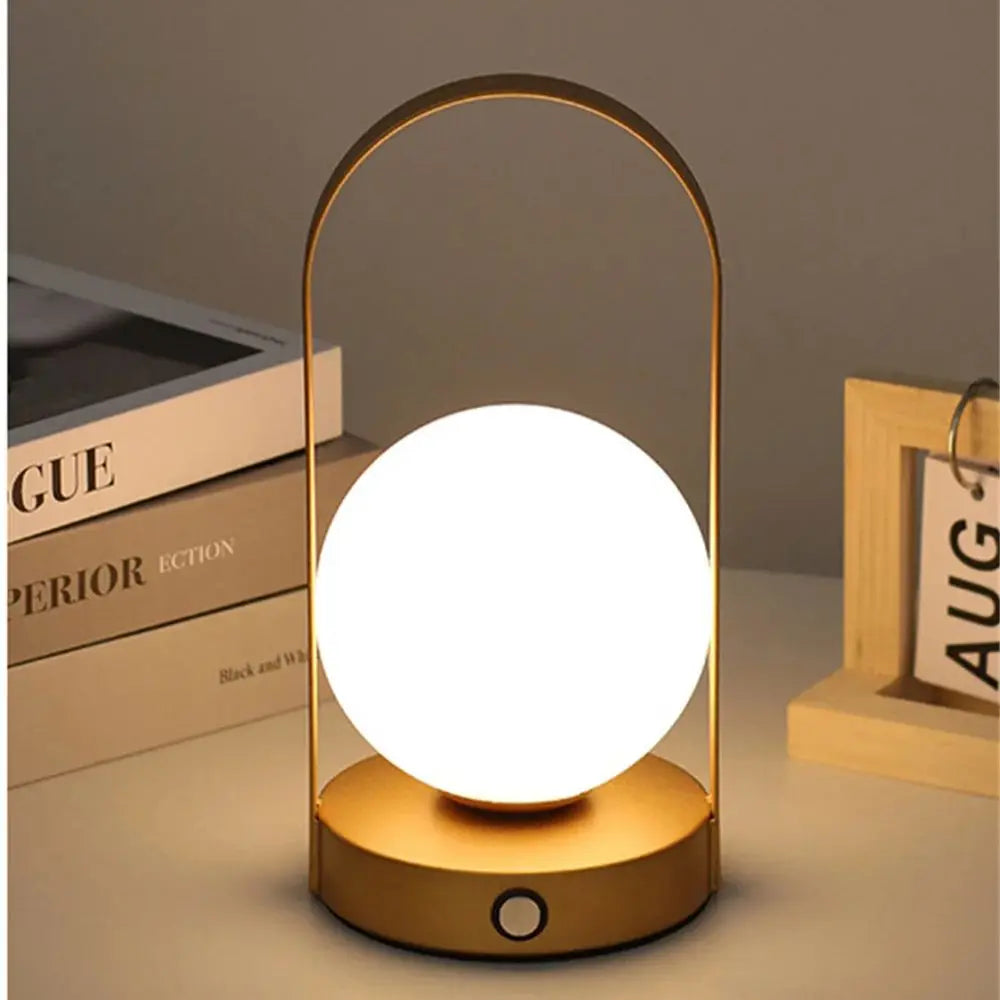 Versatile Rechargeable LED Table Lamp with Dimming Options