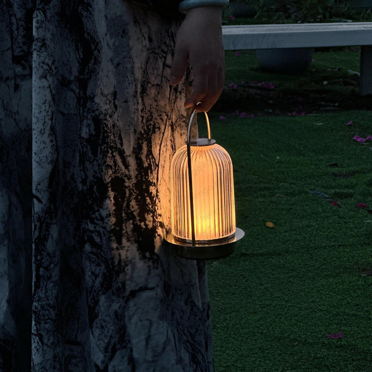 Rechargeable Touch-Control LED Crystal Lamp for Any Space