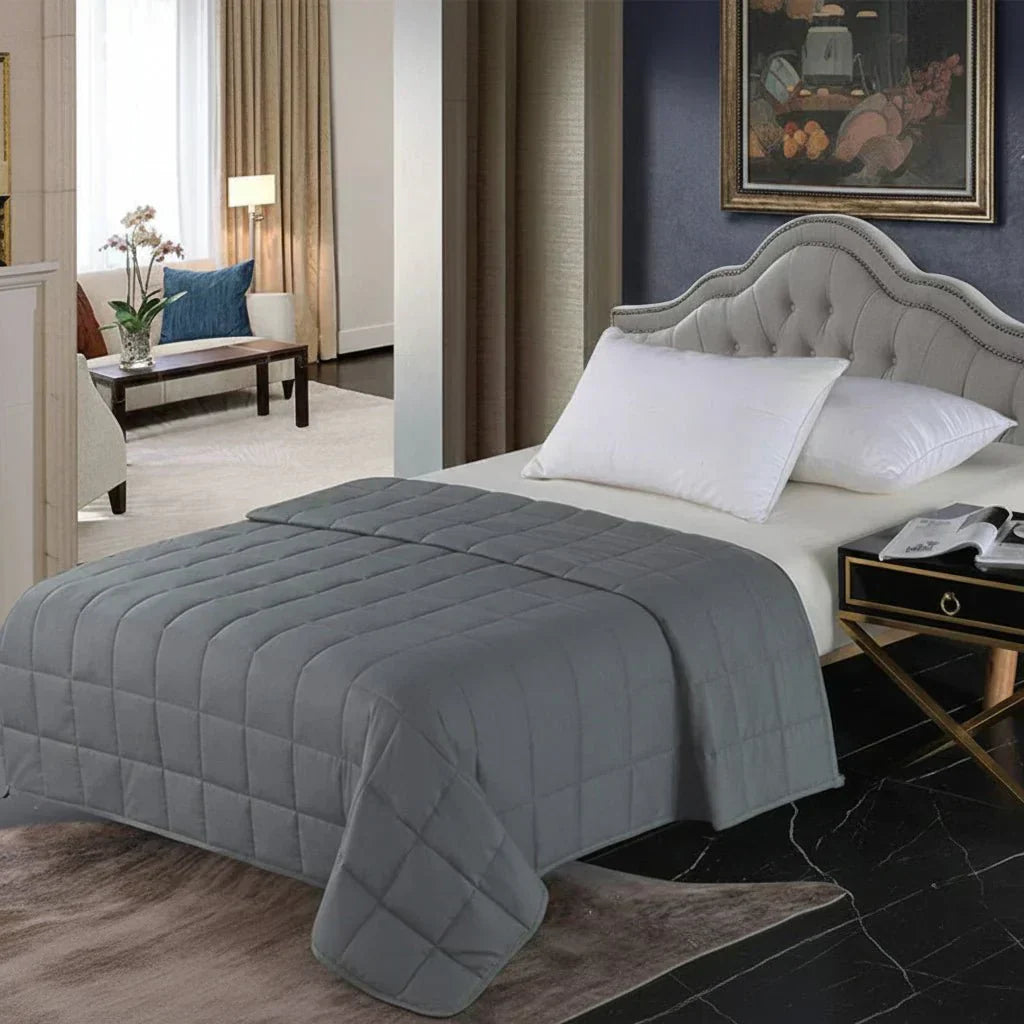 CloudNest Cotton Weighted Blanket for Ultimate Sleep Comfort