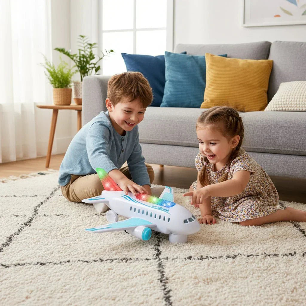 AeroTwirl LED Flying Toy with 360-Degree Spin and Sound