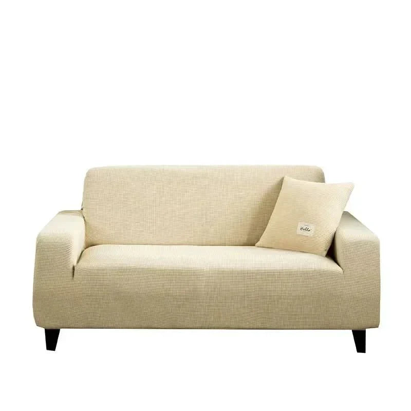 ShieldPro Stretchable Sofa Cover: Water-Resistant & Chic