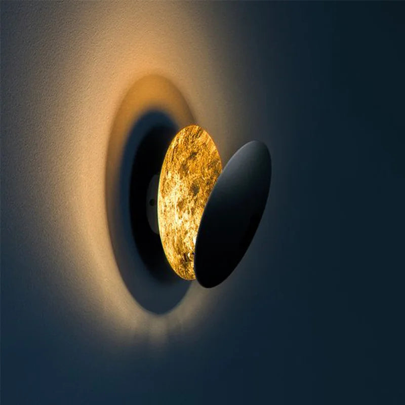 Lunar Glow Wall Sconce – Vintage LED Fixture for Any Space