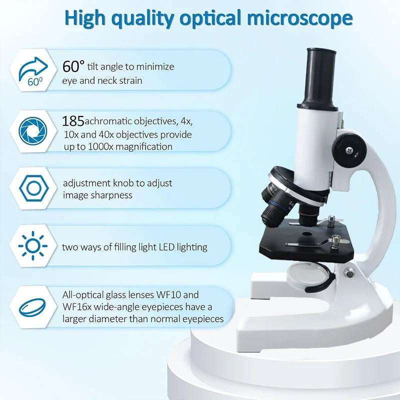 40X–2000X Educational Microscope for All Ages