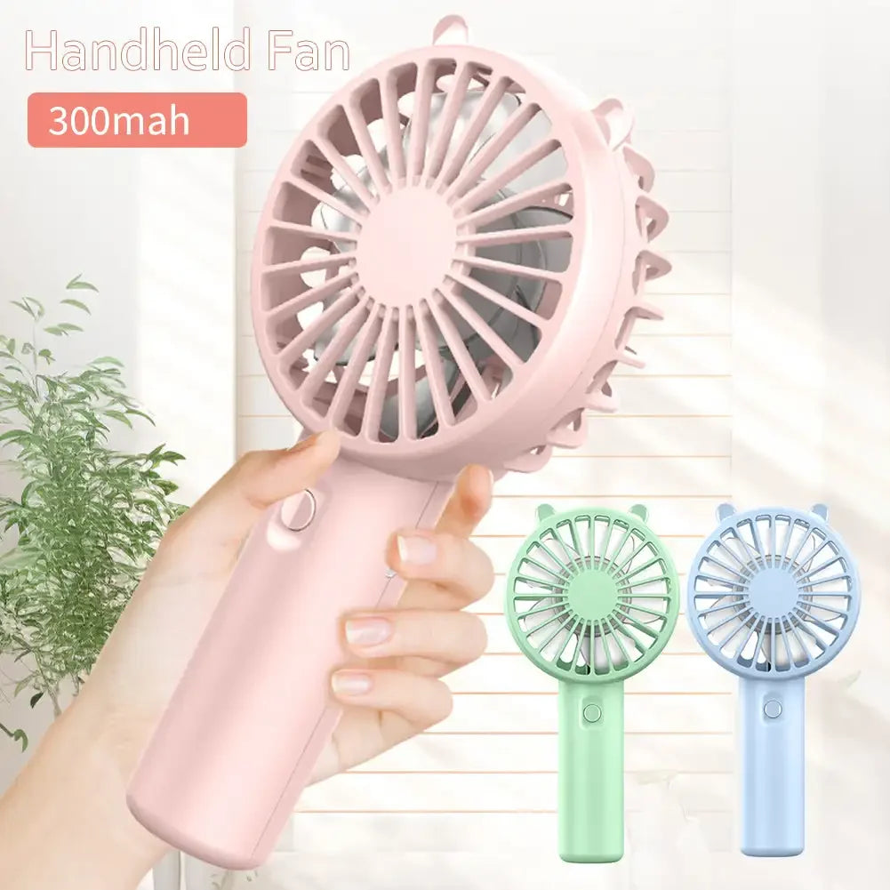 Travel-Sized Cooling Breeze | Rechargeable Handheld Fan with Adjustable Speed