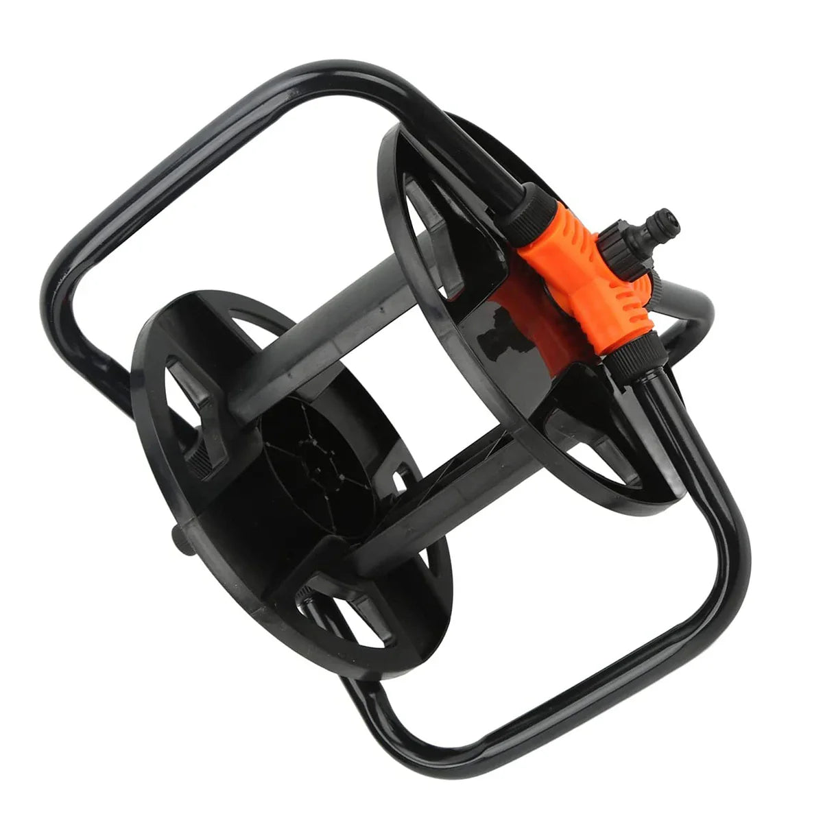 Crank Handle Garden Hose Reel – Compact Storage Solution for Gardens