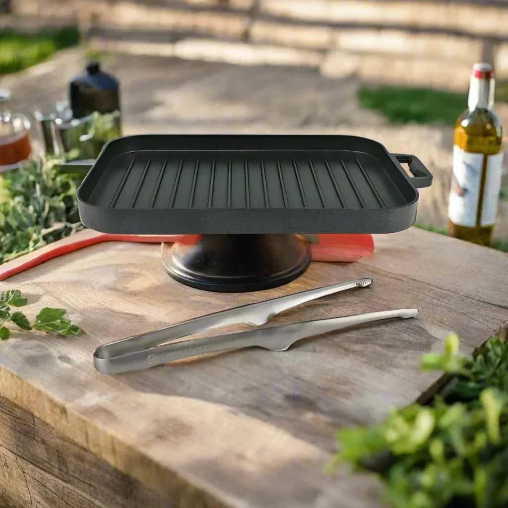 Compact Adventure Grill Plate Set for On-the-Go Cooking