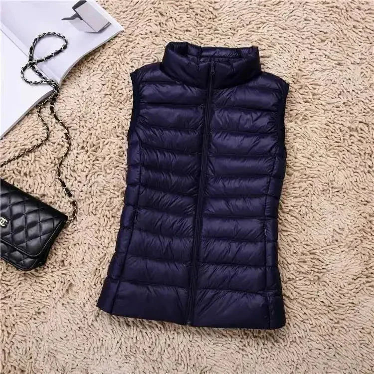 ChicSleeve Women's Lightweight Down Vest for Cold Weather
