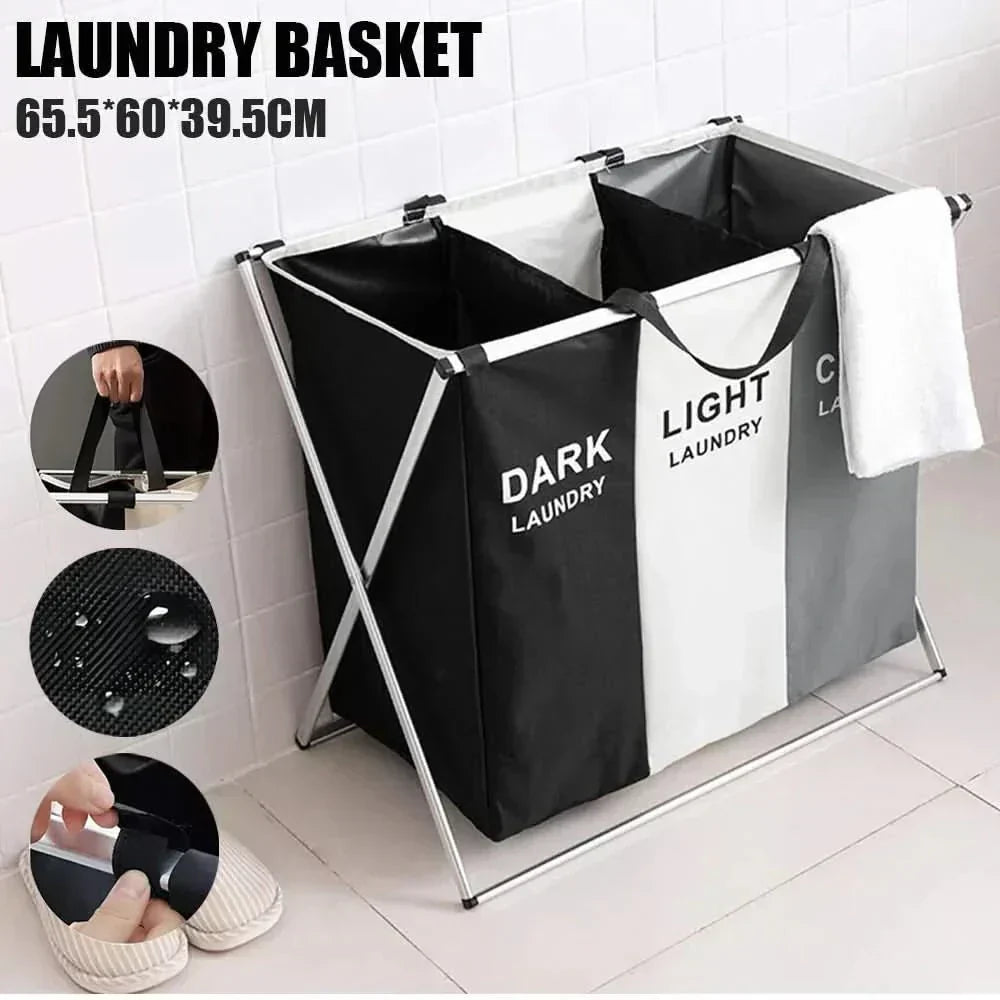 Versatile Multi-Compartment Laundry Organizer for Easy Sorting