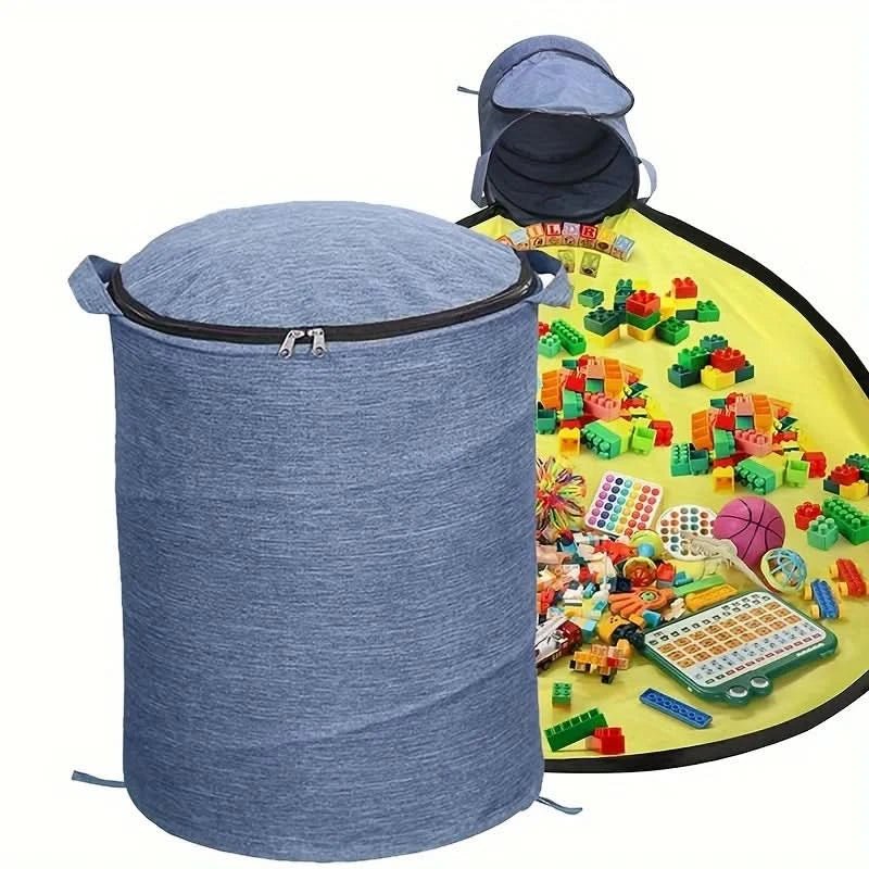 Versatile Storage Chest with Detachable Play Mat for Kids
