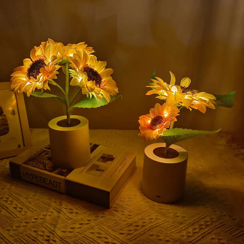 Charming Floral LED Table Lamp for Cozy Spaces