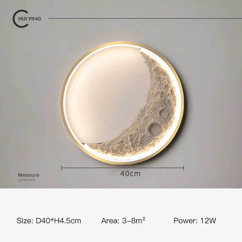 Dimmable Moon Wall Lamp
