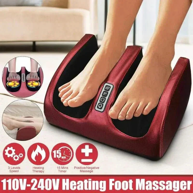 Relaxation Haven Foot Massager with Heat and 12 Massage Nodes
