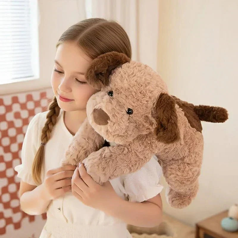 SnuggleBuddy Soft Plush Dog Pillow for Kids - Perfect for Comfort