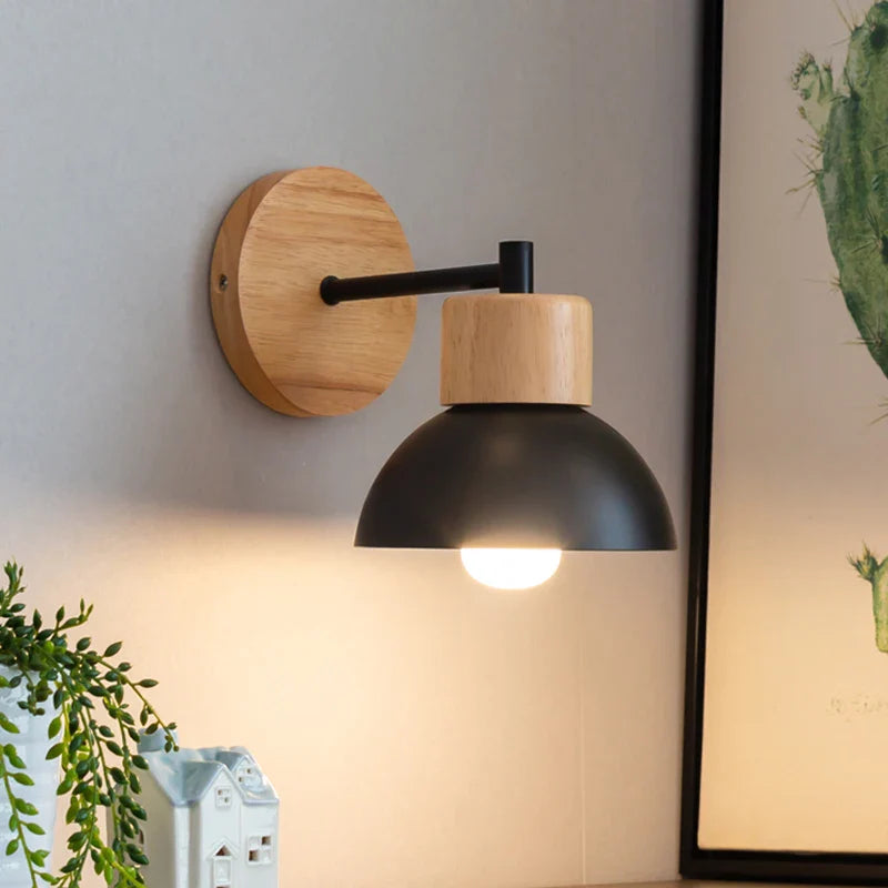 Natural Elegance LED Wall Light for Bedroom & Hallways