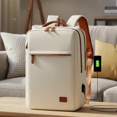 Versatile Backpack with Laptop Sleeve and USB Charging Port