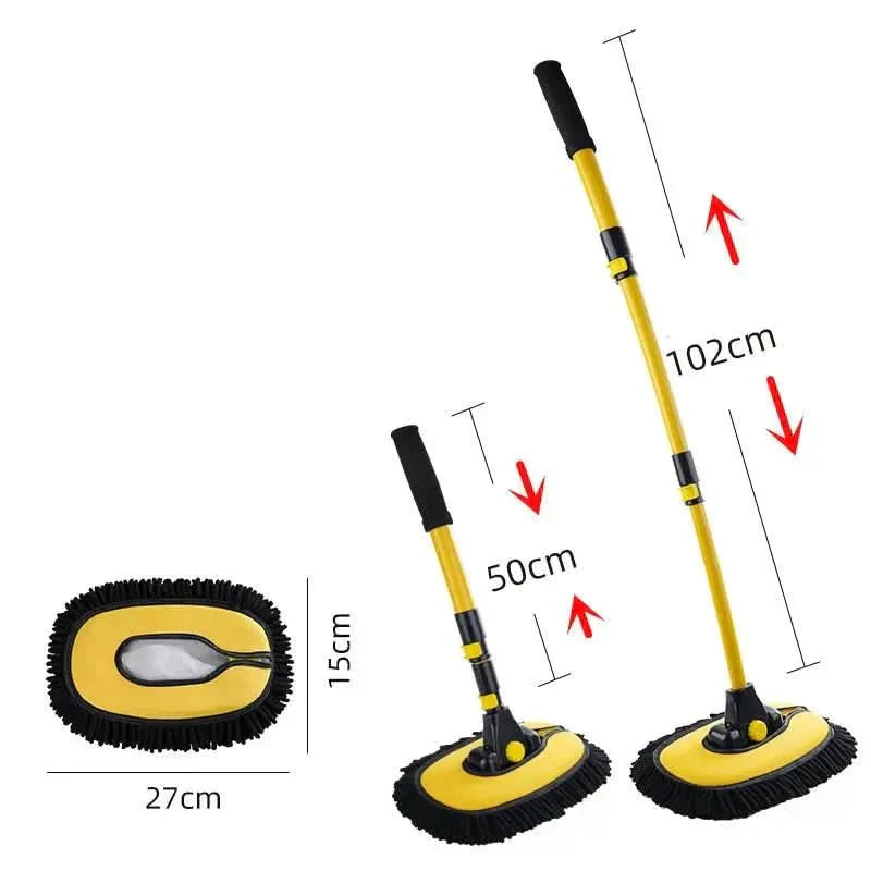 UltraReach Extendable Car Cleaning Mop with Pivoting Head
