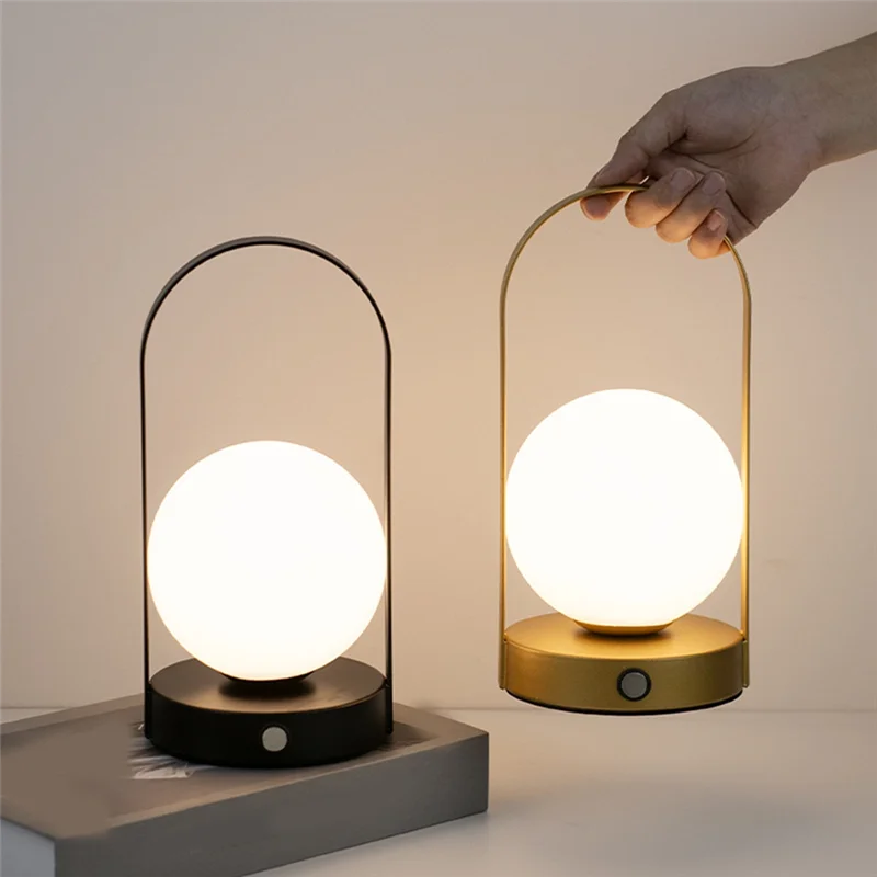 Versatile Rechargeable LED Table Lamp with Dimming Options