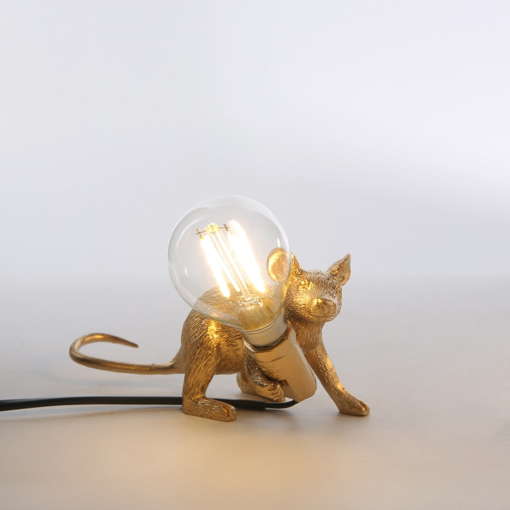 Whimsical Mouse-Inspired Table Lamp for Home Ambiance