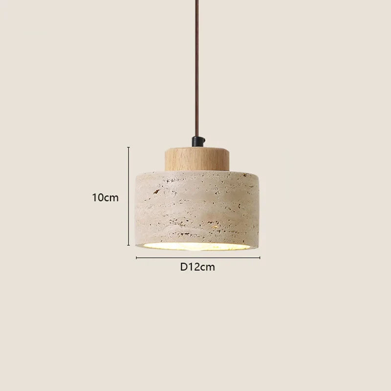 Serene Stone Pendant Light – Elegant Hanging Lamp for Any Room