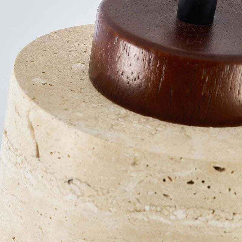 Serene Stone Pendant Light – Elegant Hanging Lamp for Any Room