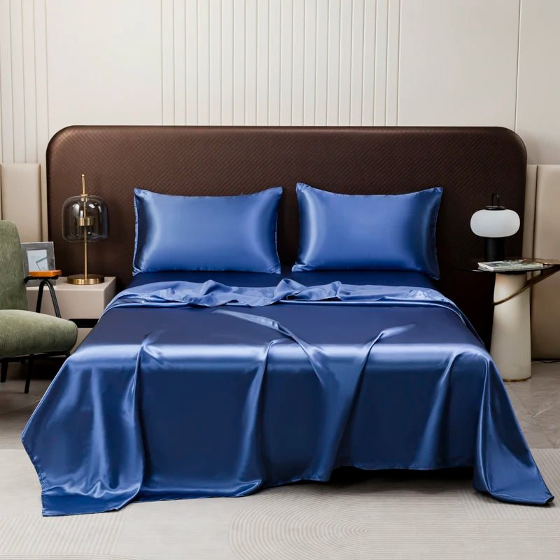 ChillDream Ultra-Smooth Satin Bedding Ensemble for Comfort