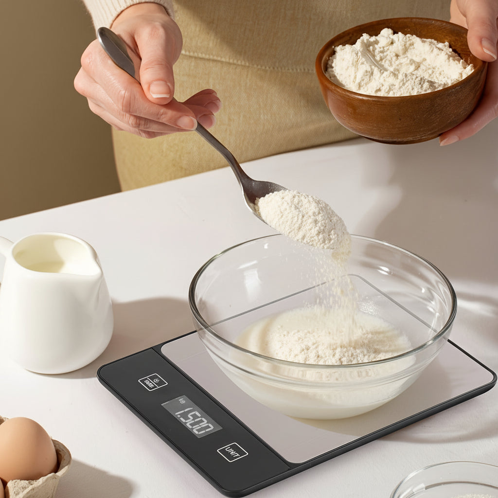 Precision Weighing Scale with Stainless Steel Finish, 22 Lb Limit