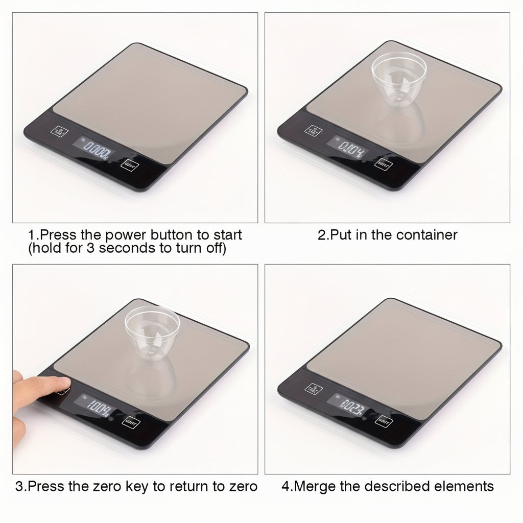 Precision Weighing Scale with Stainless Steel Finish, 22 Lb Limit