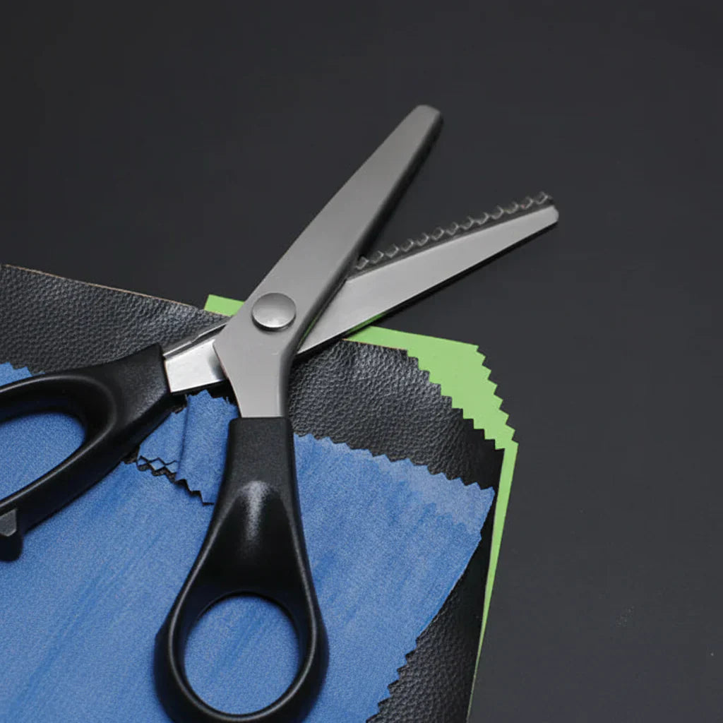 Precision Zigzag Cutting Shears for Crafting and Sewing