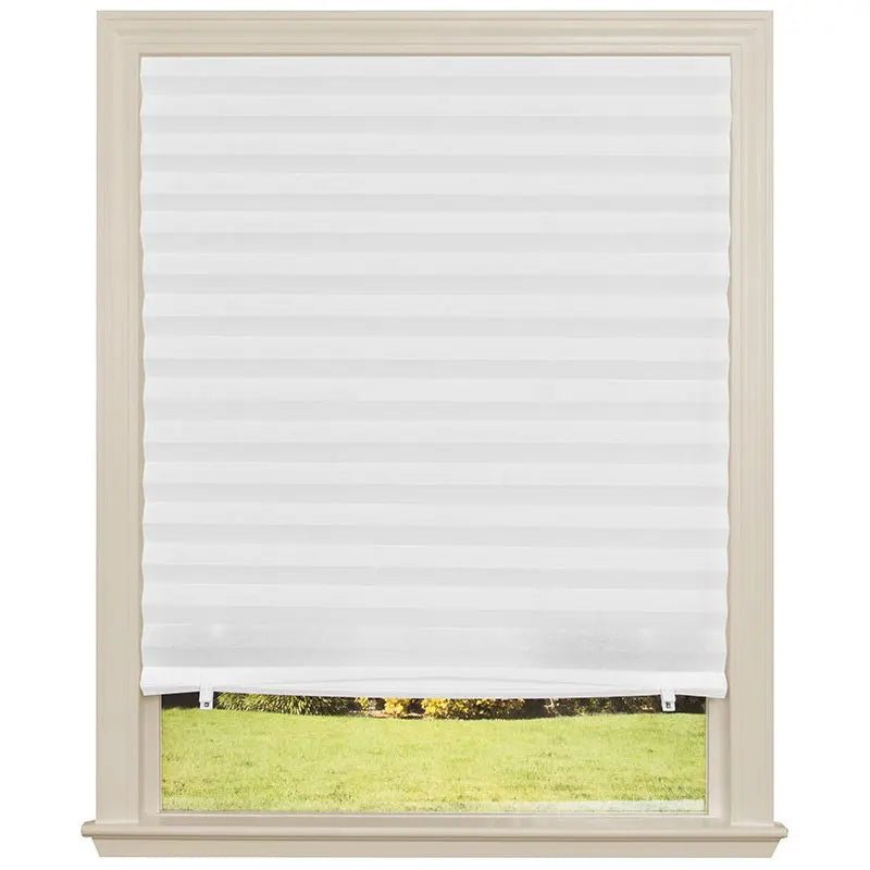 LightGuard Self-Adhesive Pleated Blinds for Privacy & Comfort