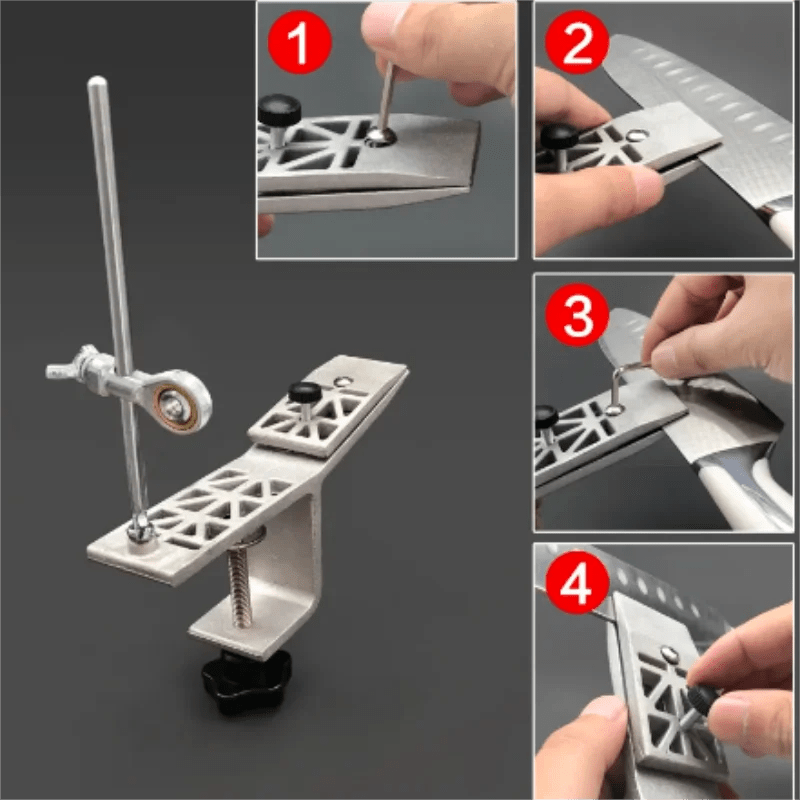 Precision Pro Manual Knife Sharpener with Adjustable Clamp