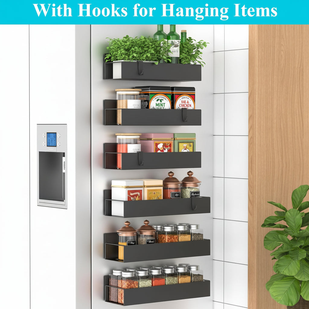 Magnetic Spice Holder for Effortless Kitchen Organization