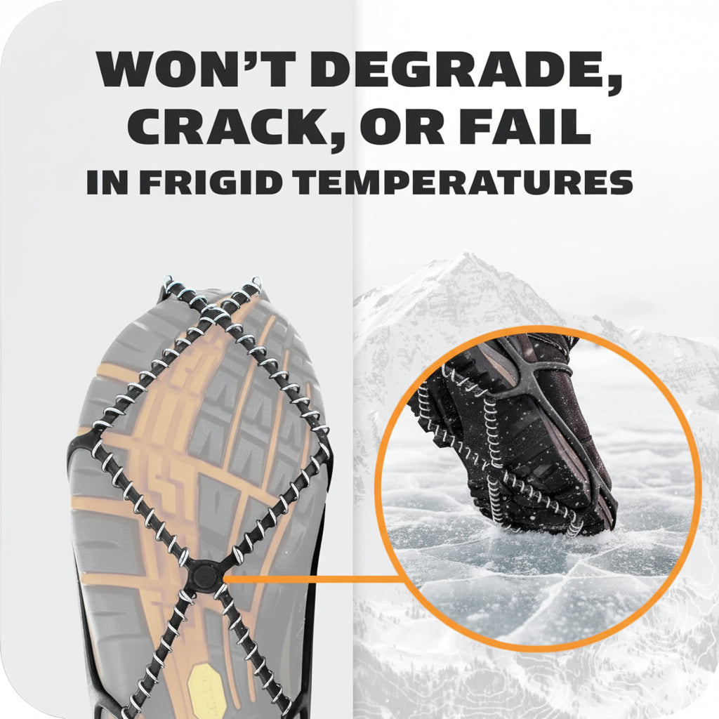 Steel Coil Winter Grip Spikes for Enhanced Safety